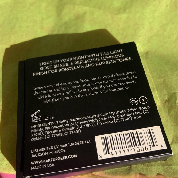 Nightlight makeup geek highlighter discontinued - Picture 3 of 3